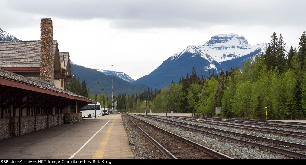 Banff depot, on the Canadian Pacific main line